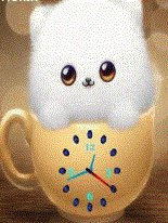 game pic for cute cat clock